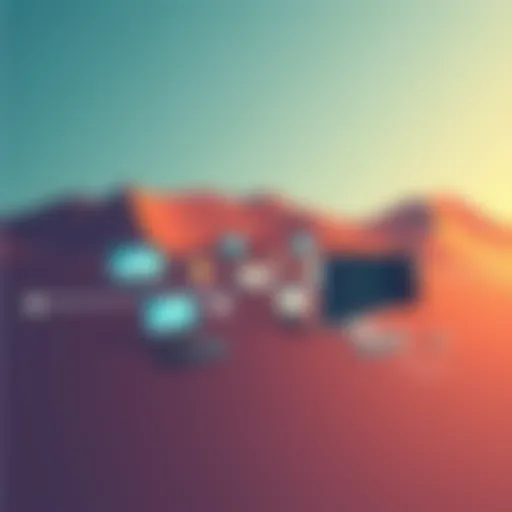 Historical timeline showcasing the evolution of ACS Software Company