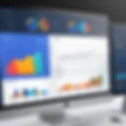 A visual representation of CRM dashboard features