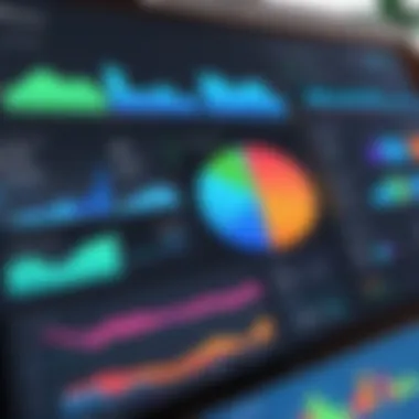 Financial Management Dashboard Overview Dashboard view of financial management through software