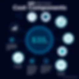 Visual representation of Qlik Sense cost components