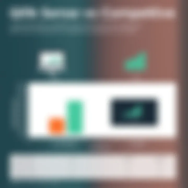 Comparison chart of Qlik Sense vs competitors