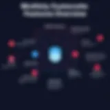 Visual representation of McAfee software interface showcasing security features