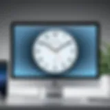 An overview of automatic time tracking software interface on a Mac