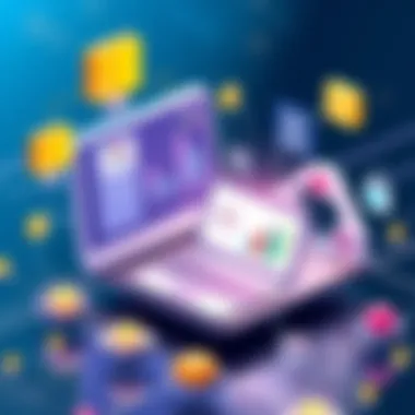 Integration of B2B Software Solutions Visual representation of B2B software solutions integration