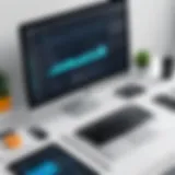 User interface of BaseKit website builder showcasing design tools