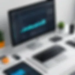 User interface of BaseKit website builder showcasing design tools