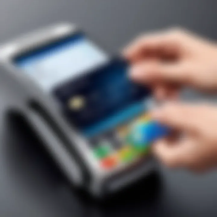 Mobile payment transaction on a smartphone