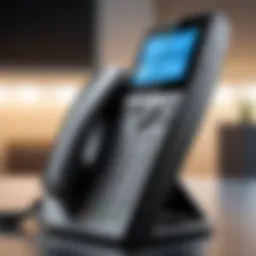 SIP softphone user interface showcasing key features