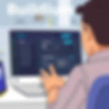 User Experience in Buildium User navigating through Buildium's user-friendly interface