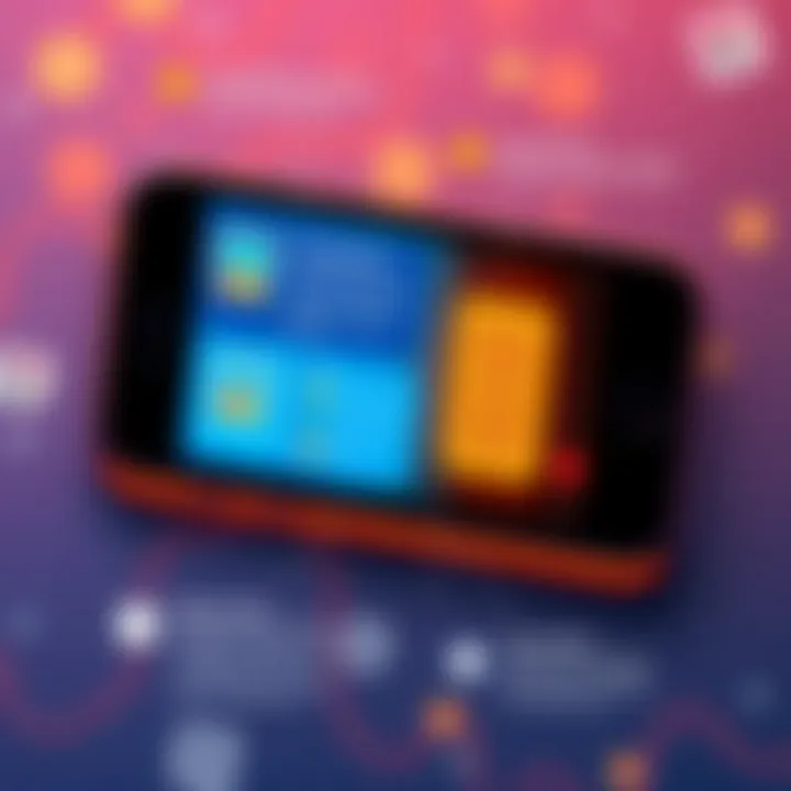 Visual depiction of challenges faced in integrating virtual machines and smartphones