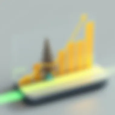 Graph showcasing growth in charitable donations