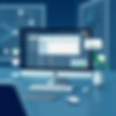 Overview of property management software interface