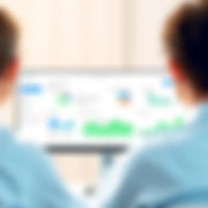 Dashboard Features of Therapy Notes EHR User interface of Therapy Notes EHR system showcasing dashboard features