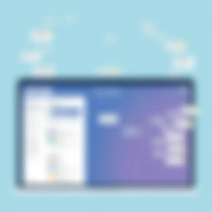 User interface of modern mind mapping software