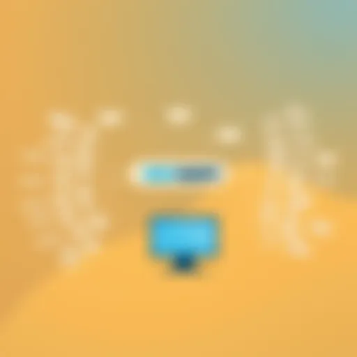 Visual representation of a mind mapping session