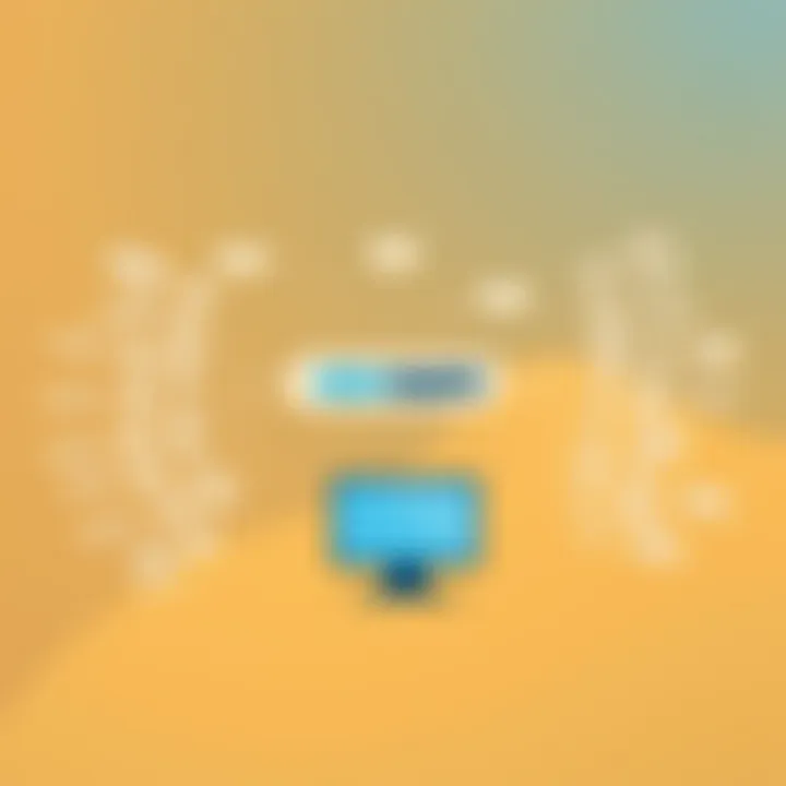 Visual representation of a mind mapping session