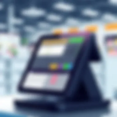 User-friendly interface of a retail POS system