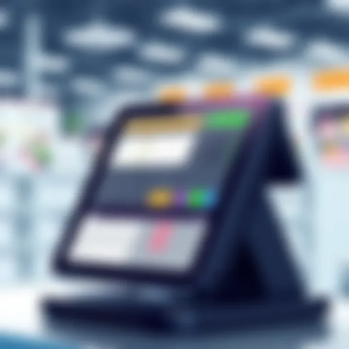User-friendly interface of a retail POS system