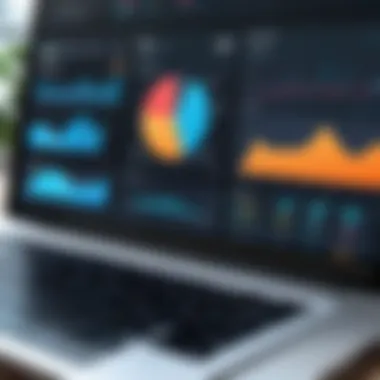 HR Software Analytics Dashboard Innovative HR software interface showcasing analytics dashboard