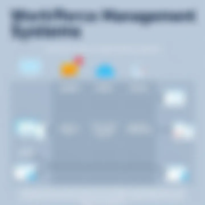 Infographic comparing workforce management systems