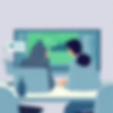 Collaborative Data Analysis for Strategic Planning A team analyzing forestry data on a digital platform