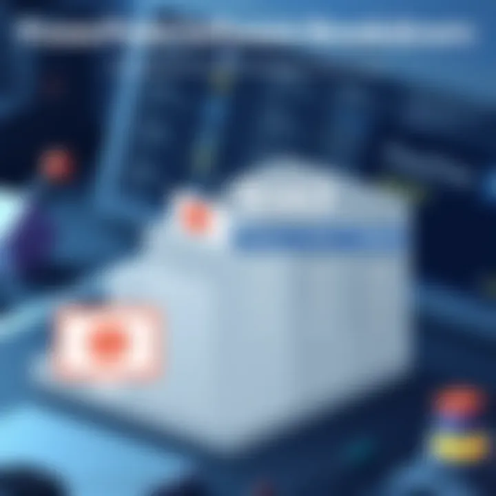 Visual representation of pricing structures for PowerPoint software