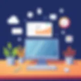 Visual representation of bill management software interface