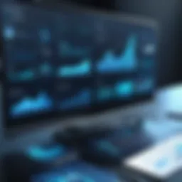 Visual representation of data analytics trends