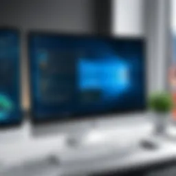 Overview of desktop management software interface