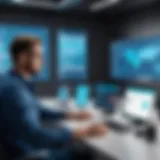 A digital workspace showcasing various crew messaging applications