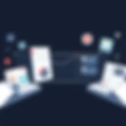 Visual representation of timeline planning software features