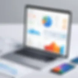 A visual representation of accounting software features and benefits.