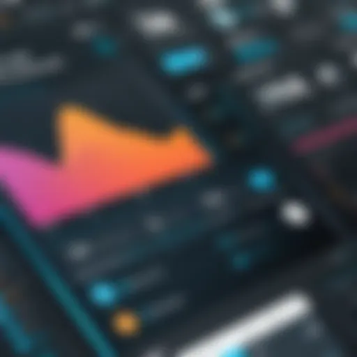 A visually engaging dashboard of a WordPress site highlighting user metrics.