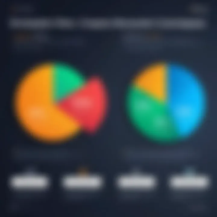 Graph illustrating pricing comparison among background check companies