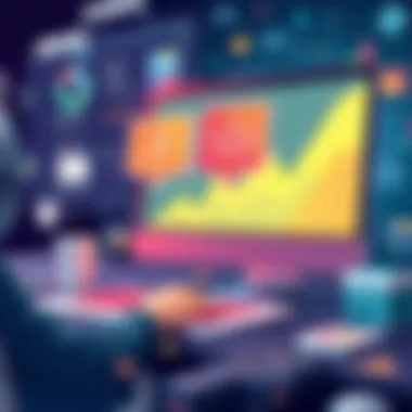 Visual representation of data-driven decision-making through feedback