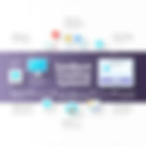 Diagram illustrating feedback tracking system architecture