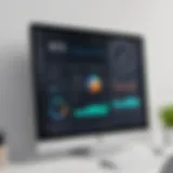 A visual representation of a modern time tracking app dashboard showcasing various features.