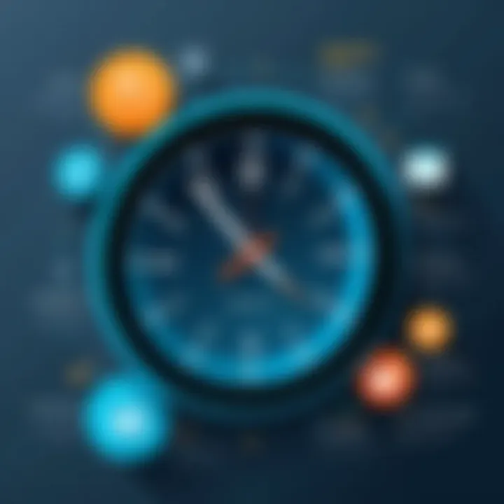 An infographic outlining key benefits of using billable hours apps for invoicing.