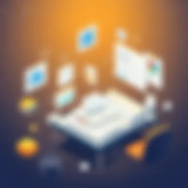 Challenges and Solutions in Document Management Conceptual illustration of challenges faced in document management and potential solutions.
