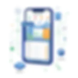 Visualization of donation tracking interface