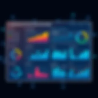 A sleek dashboard showcasing construction estimating software metrics