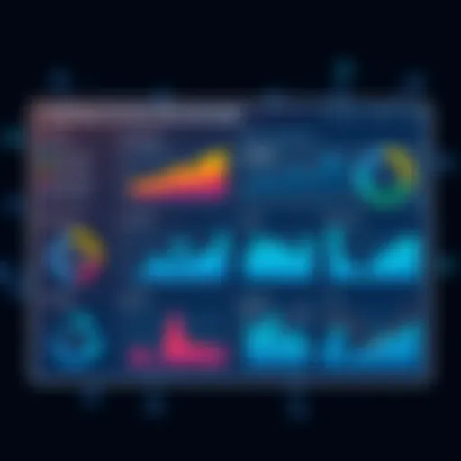 Construction Estimating Software Dashboard A sleek dashboard showcasing construction estimating software metrics