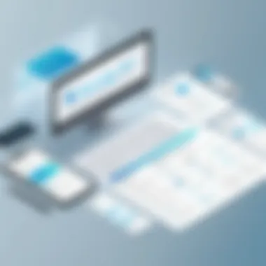 Key Features of eGain CRM Illustration highlighting key features of eGain CRM software