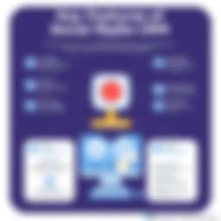 Key Features of Social Media CRM Infographic of key features to look for in a social media CRM