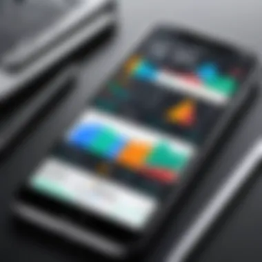 Data Analytics Dashboard on iPhone Data analytics dashboard on iPhone