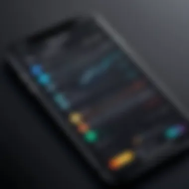Innovative iPhone Business App Interface Innovative iPhone business app interface