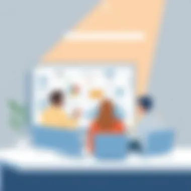 Team collaboration using an online agile board tool