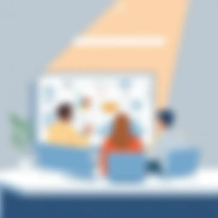 Team collaboration using an online agile board tool