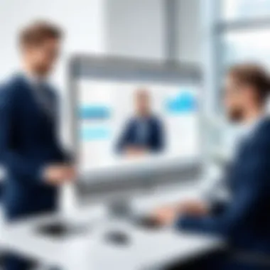 Digital Appointment Management Business professionals using digital appointment software