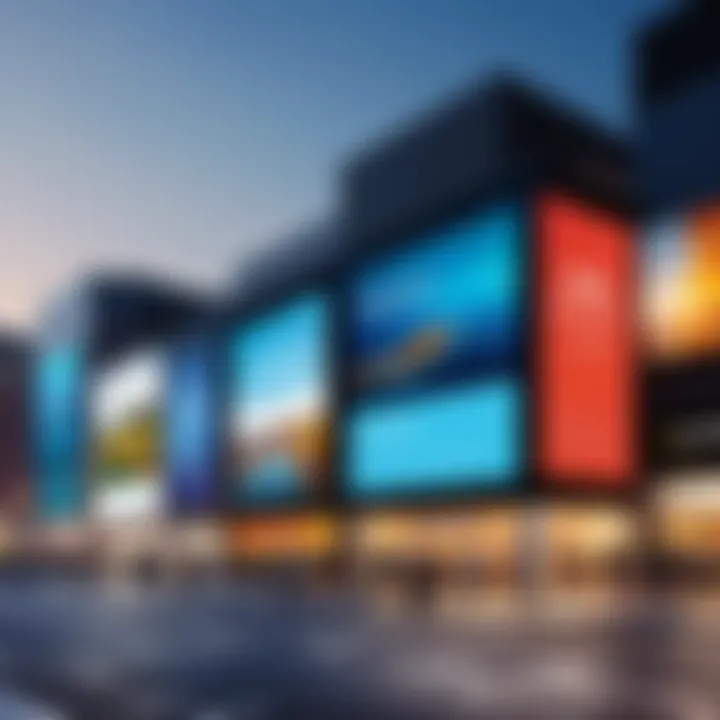 Market landscape of digital signage options
